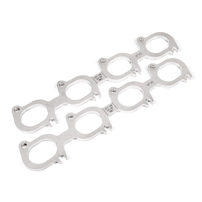 Ford Cobra Exhaust Flange - Stainless Works - Wide Oval Port 304SS, 1-7/8in Primaries - `07-`14 Ford Cobra Exhaust Flange - Stainless Works - Wide Oval Port 304SS, 1-7/8in Primaries - `07-`14